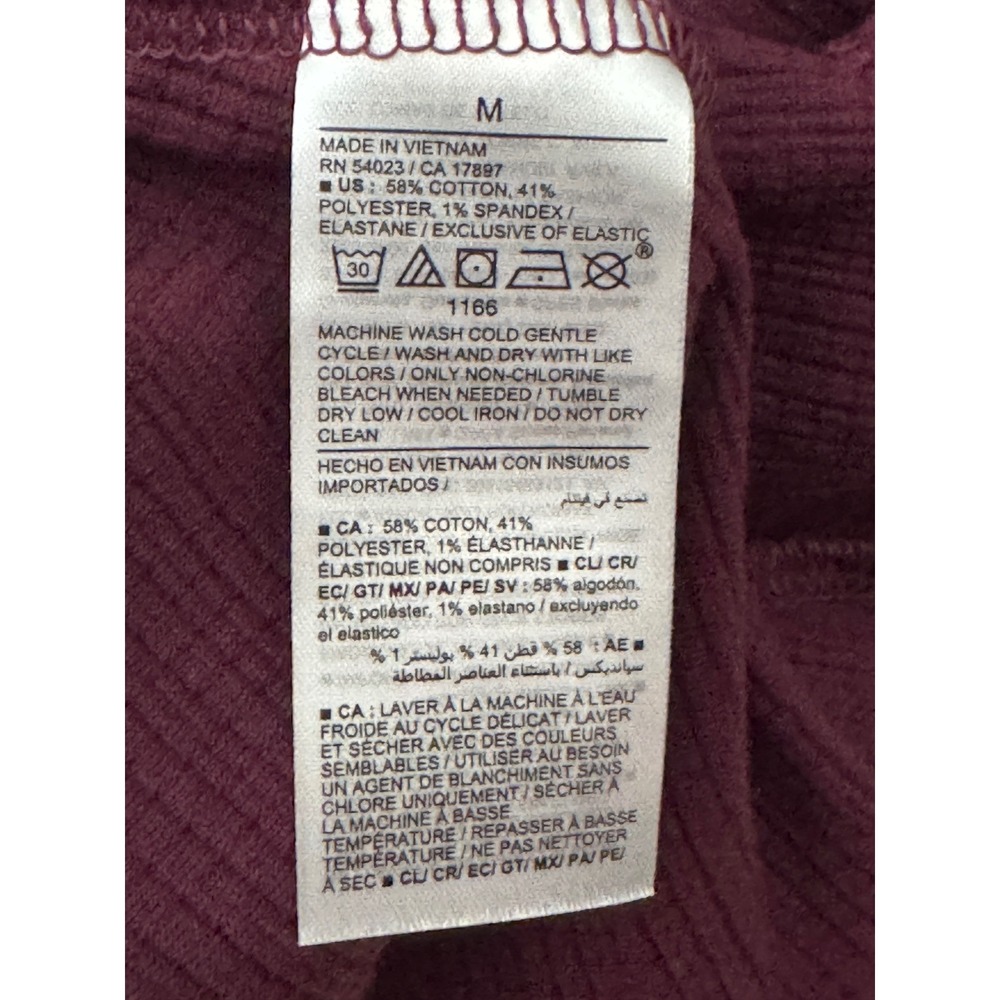 Old Navy Plum Purple Smocked Waist Textured Gauze‎ Fit and Flare Mini Dress  M - Picture 6 of 7